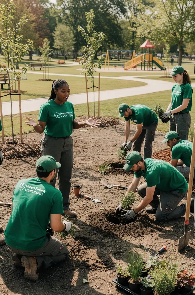 Landscape architecture concepts for small-scale gardens